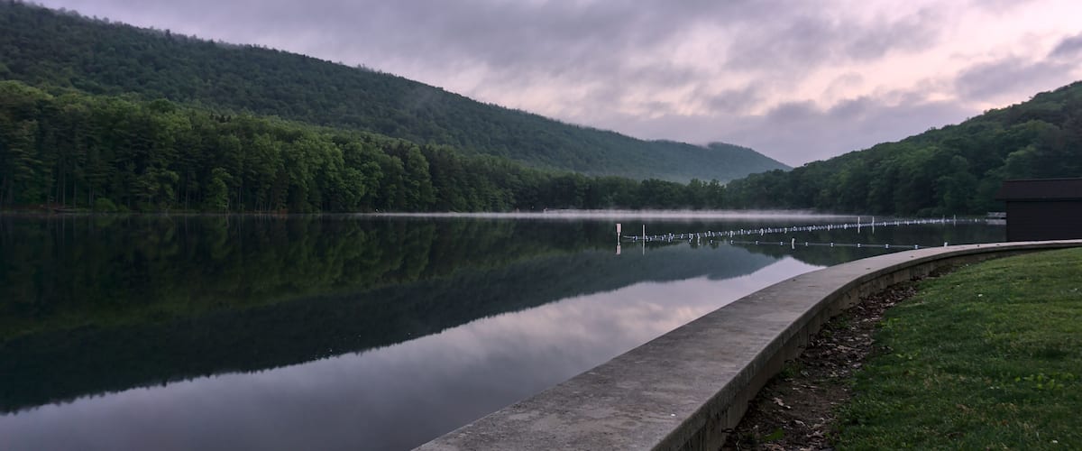 Sunrise at Cowans Gap State Park