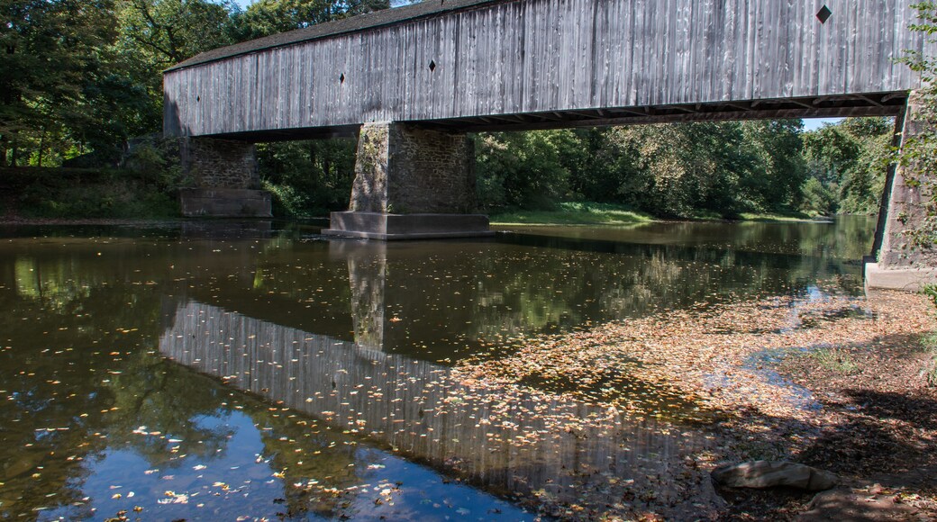 Schofield Ford Bridge in Bucks County, Pennsylvania, USA.