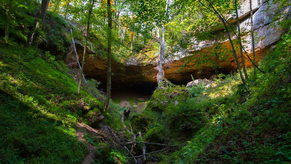 Hosak's Cave, Salt Fork State Park, Ohio