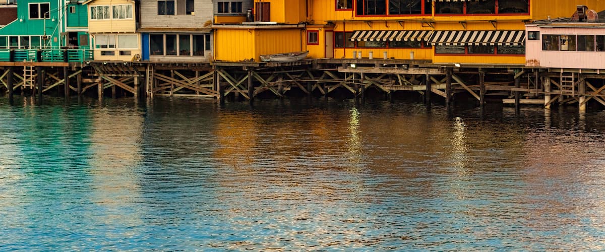 old fisherman's wharf in Monterey California