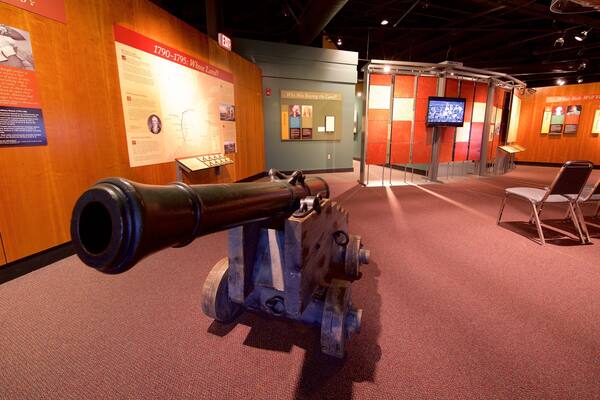 Fort Pitt Museum joka esittää sisäkuvat ja perintökohteet