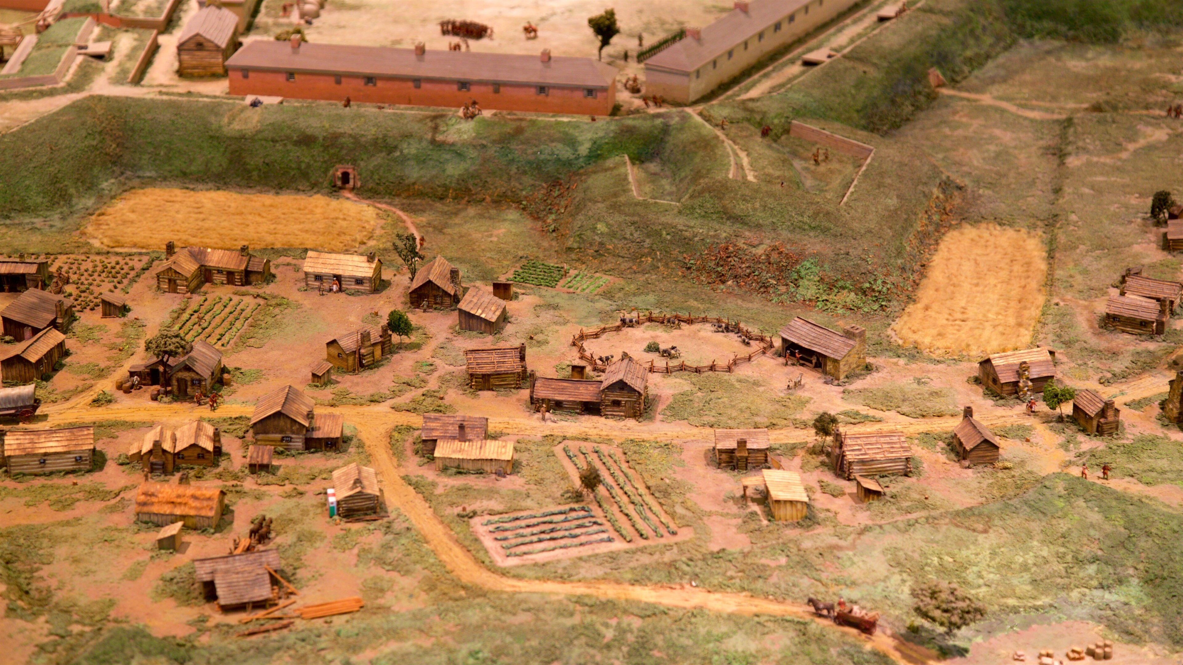 Fort Pitt Museum ofreciendo vistas de interior