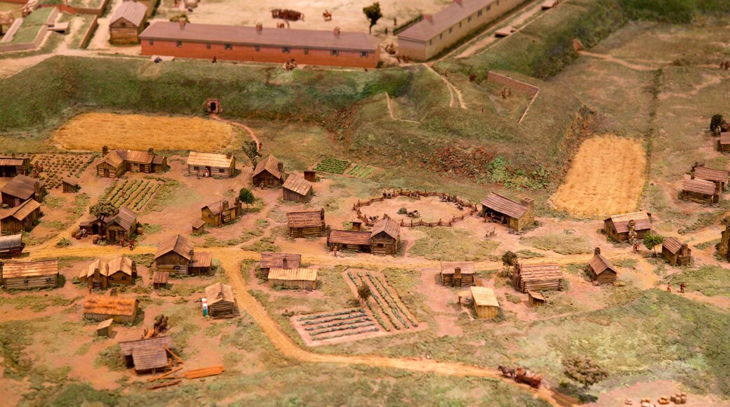 Fort Pitt Museum ofreciendo vistas de interior