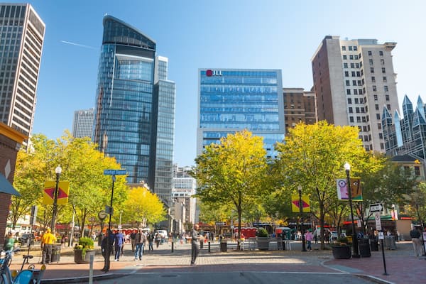 Market Square featuring a city