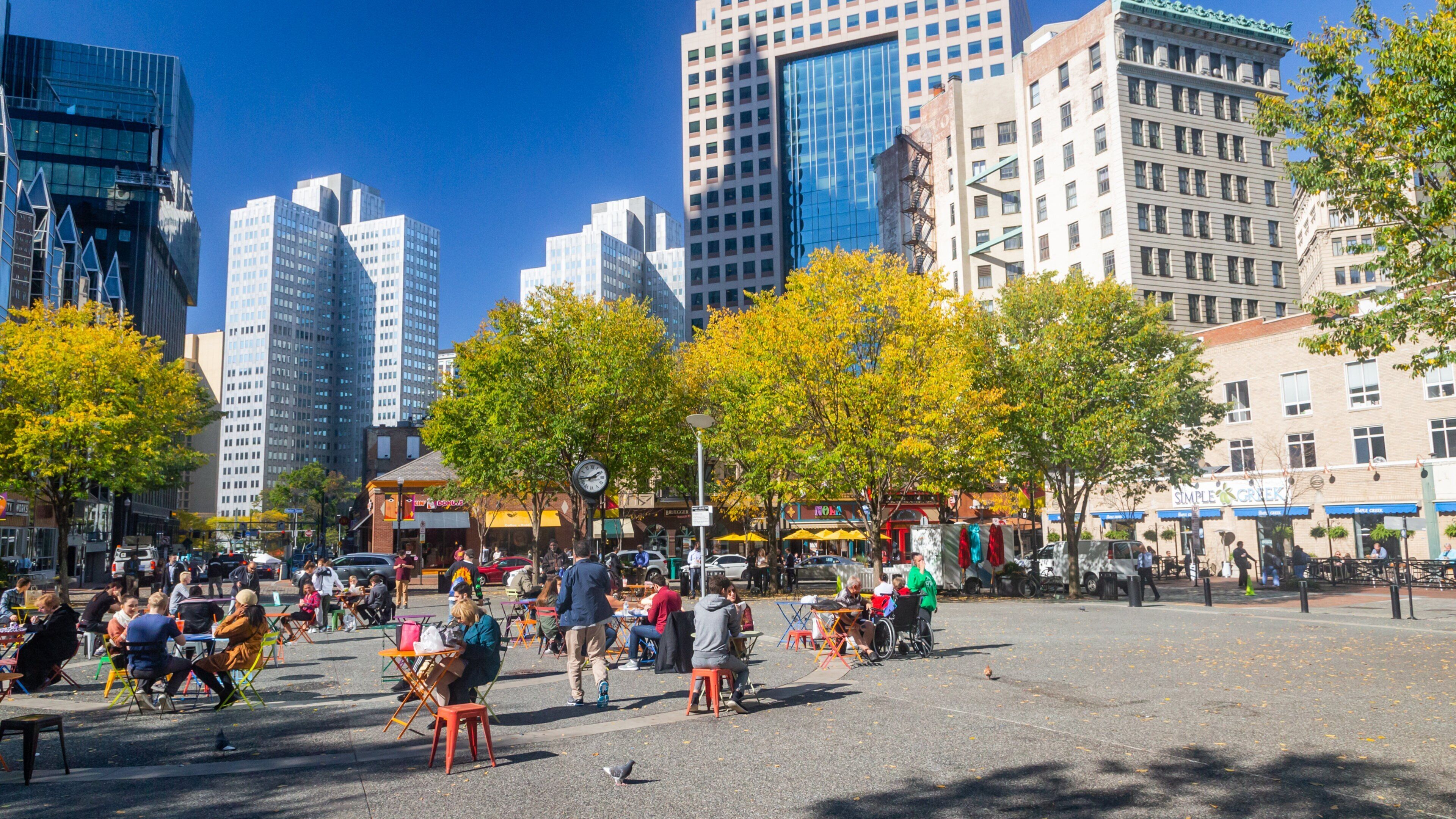 Market Square featuring street scenes, a square or plaza and a city