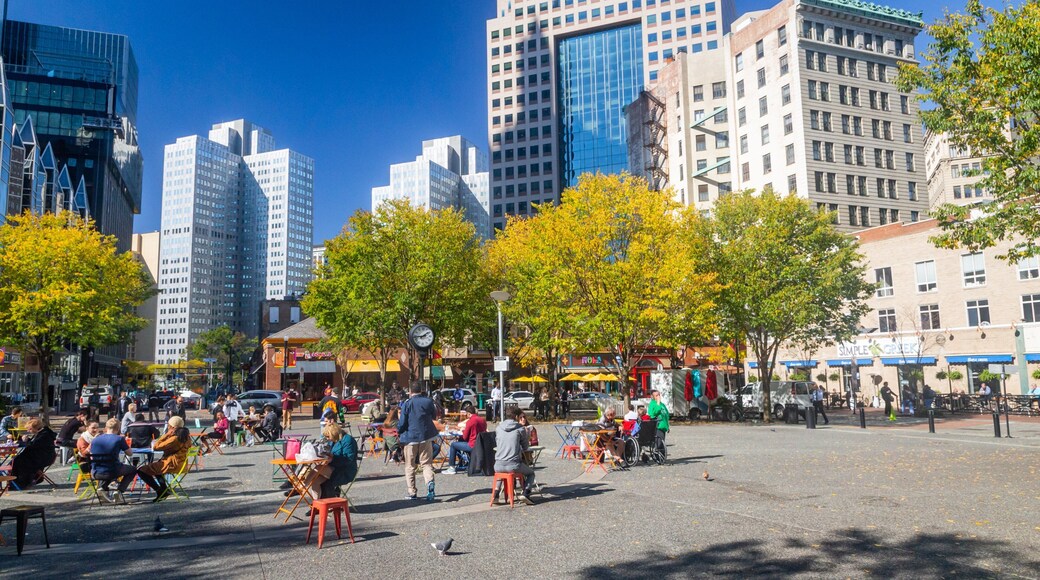 Market Square featuring street scenes, a square or plaza and a city