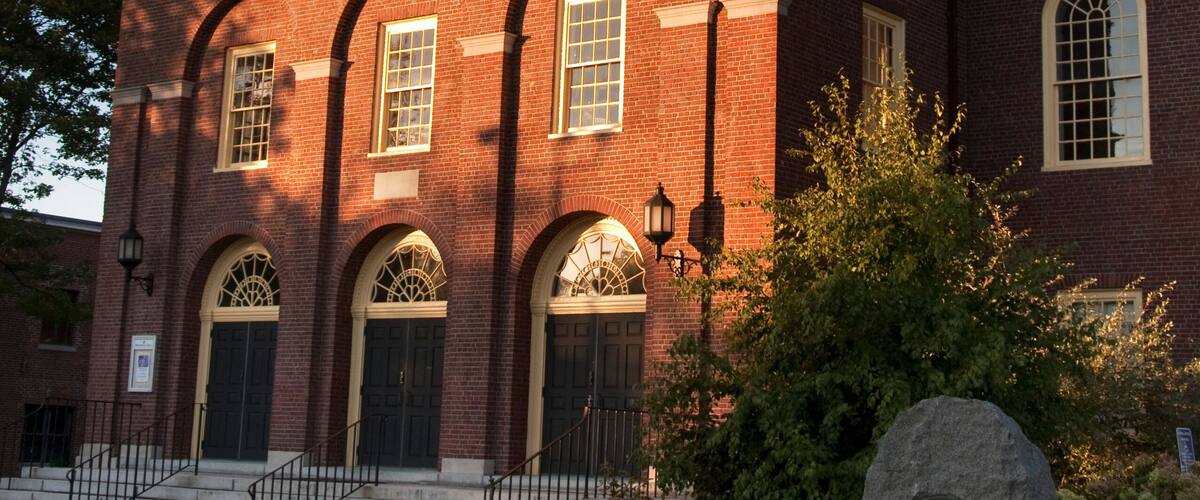 Church in Plymouth in Massachusetts, USA