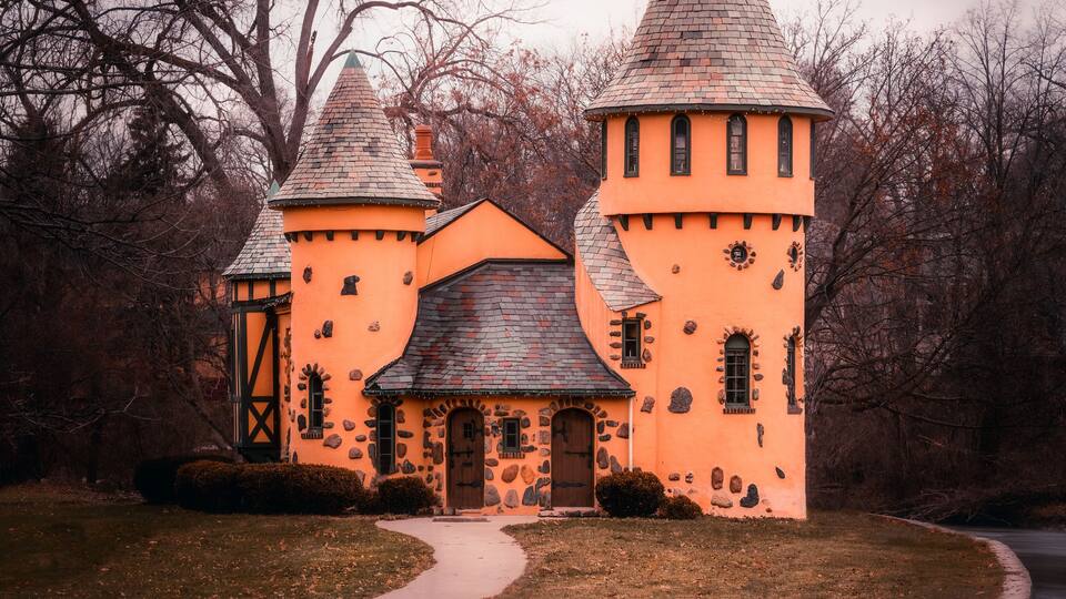 Beautiful view of the Curwood castle