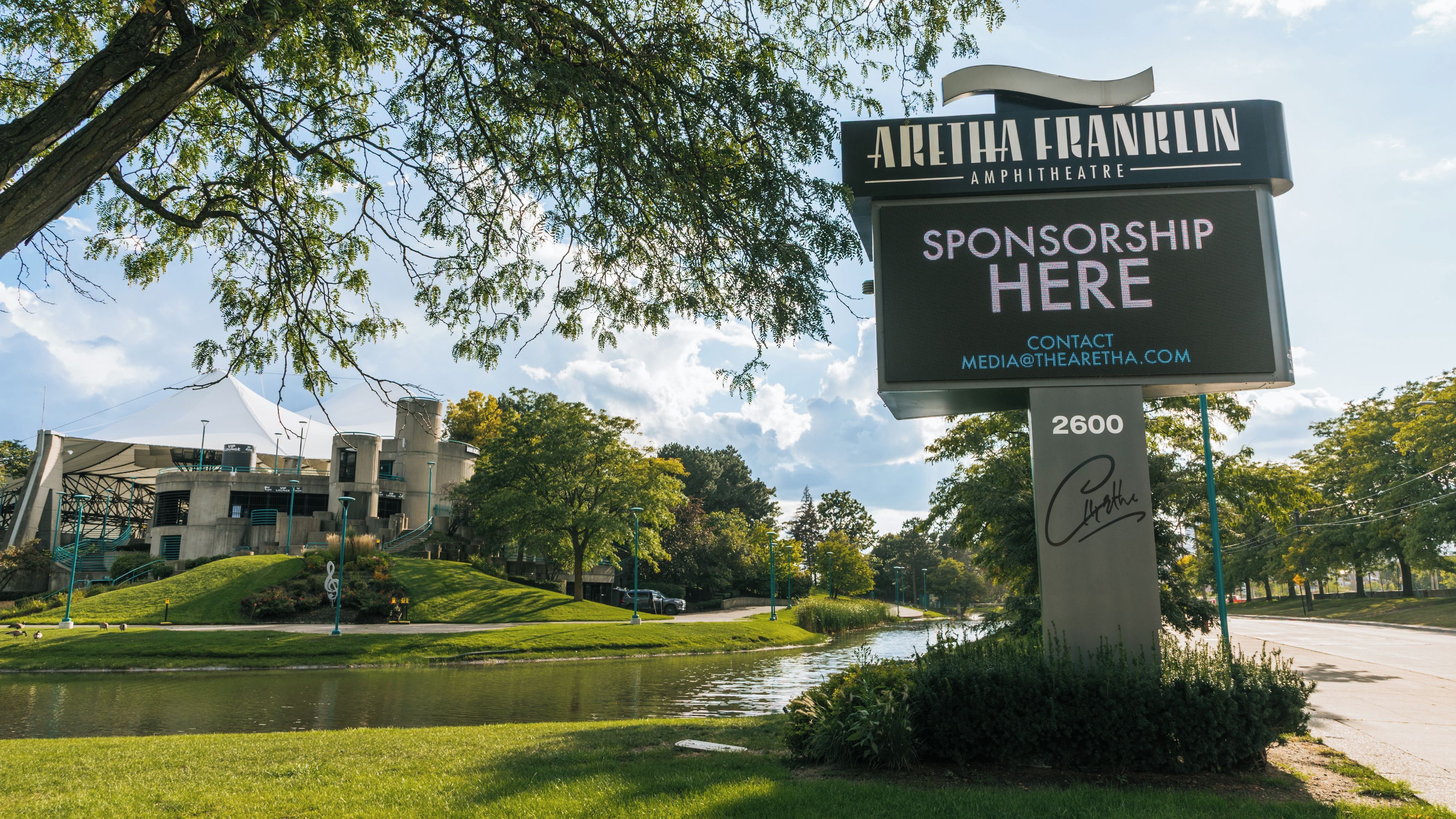 The Aretha Franklin Amphitheatre