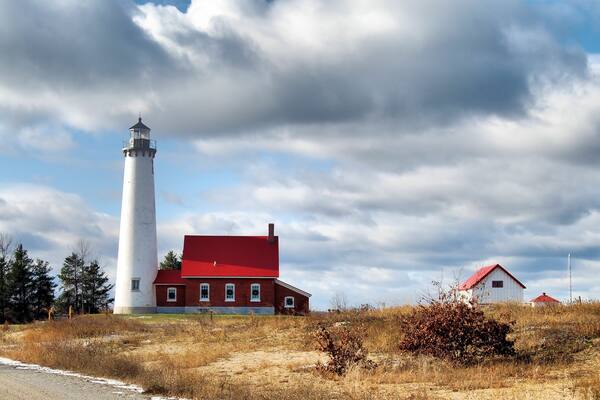 Tawas Lighthouse located in Michigan