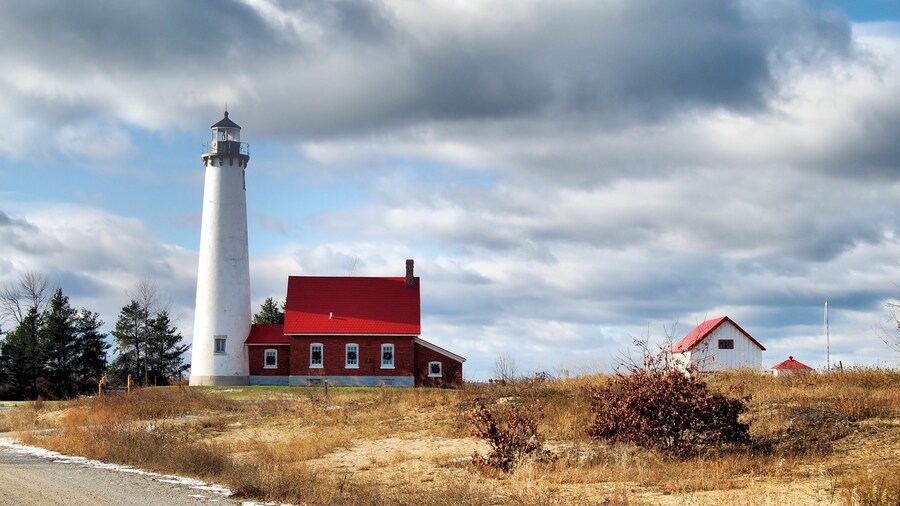 Tawas Lighthouse located in Michigan