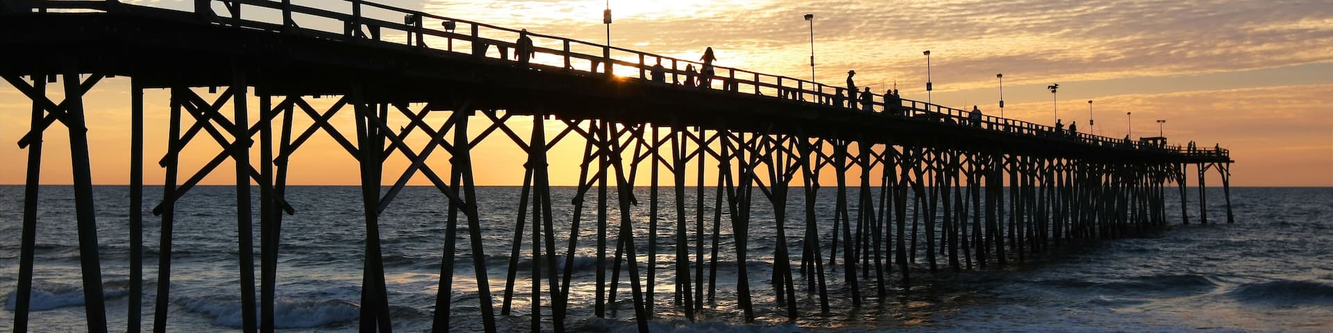 Early Morning at Kure beach Pier, NC