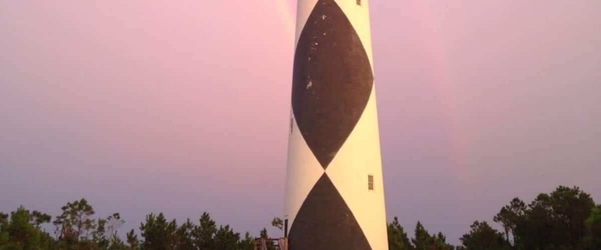 We had a double rainbow at Cape Lookout last night at sunset!!!