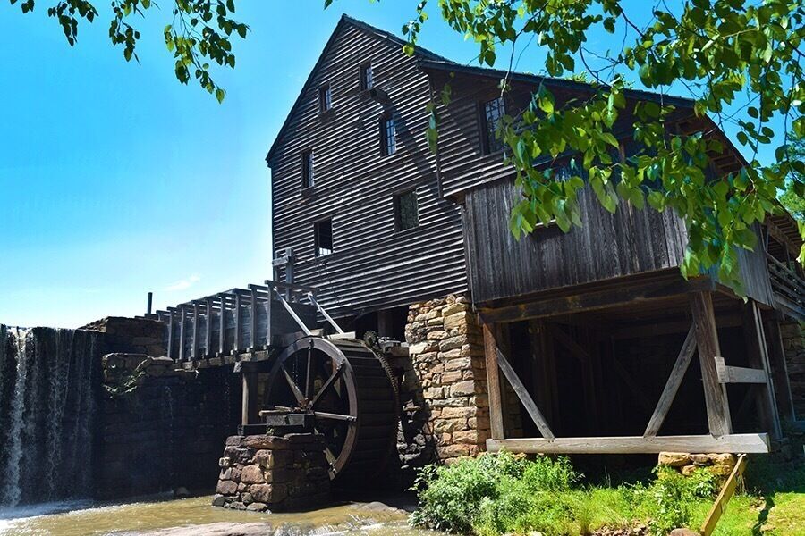 Very well preserved mill. Love the sound of the water falling over the dam. #TakeAHike