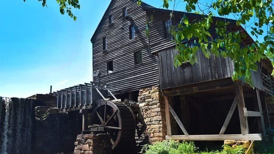 Very well preserved mill. Love the sound of the water falling over the dam. #TakeAHike