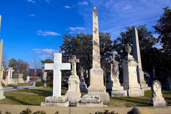 Hollywood Cemetery welches beinhaltet Friedhof