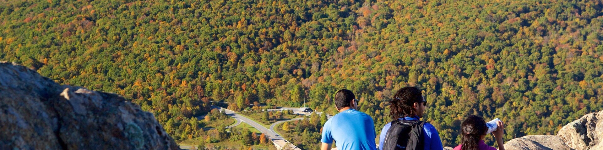 Shenandoah National Park featuring mountains, hiking or walking and forests