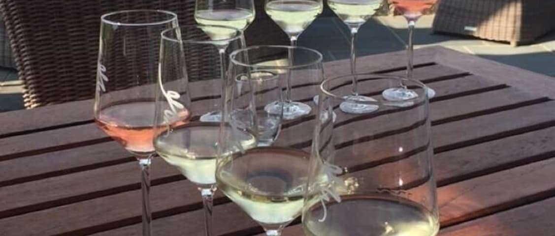 Early Mountain Vineyards is hands down one of the best in Virginia. It has a wonderful setting with large outside seating area, gas fireplace, live music and incredible view. Owned by AOL founder Steve Case, this vineyard offers tastings of wines from all over Virginia. Try one of their many tasting wine flights!