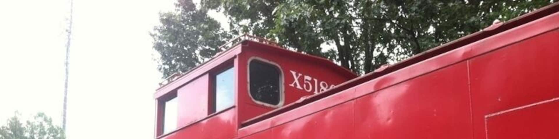 Caboose at the railroad museum.