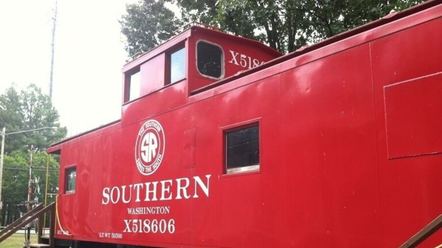 Caboose at the railroad museum.