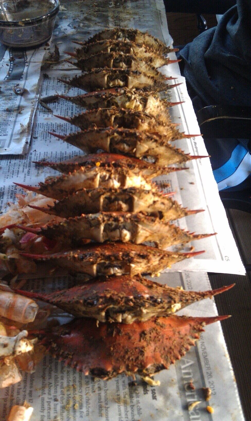 Battle is over
Maryland Blue Crab Feast 
#delicious #goodeats #maryland