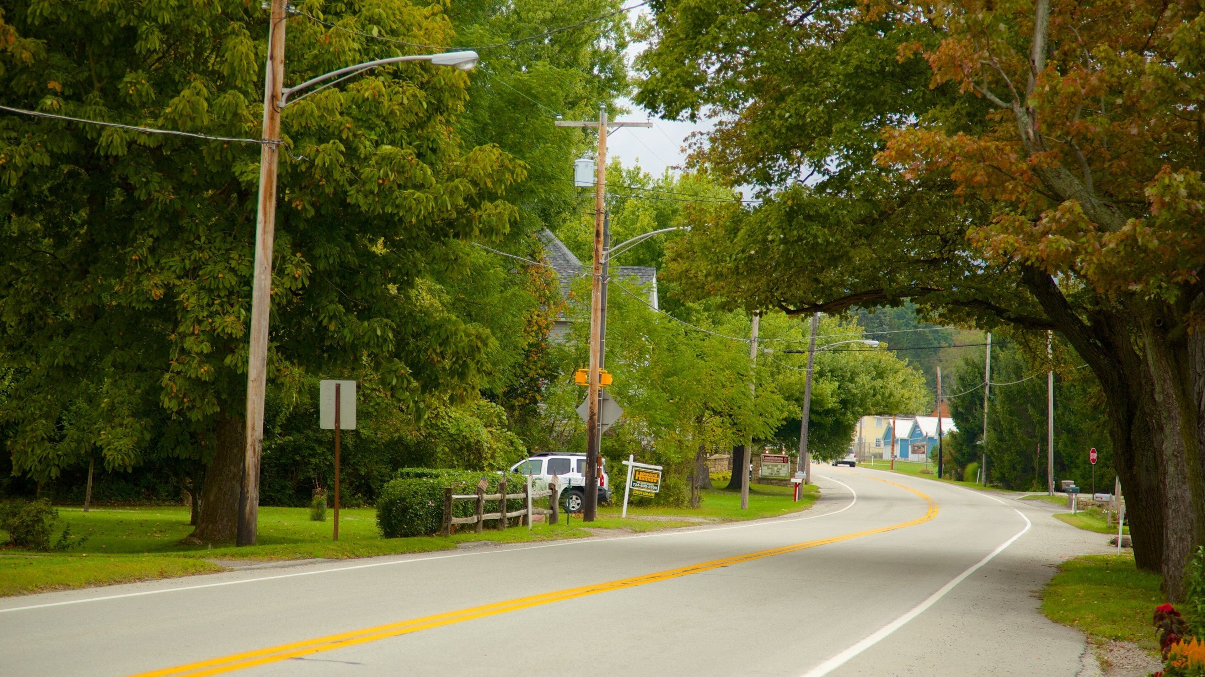 Southwest Pennsylvania which includes a small town or village