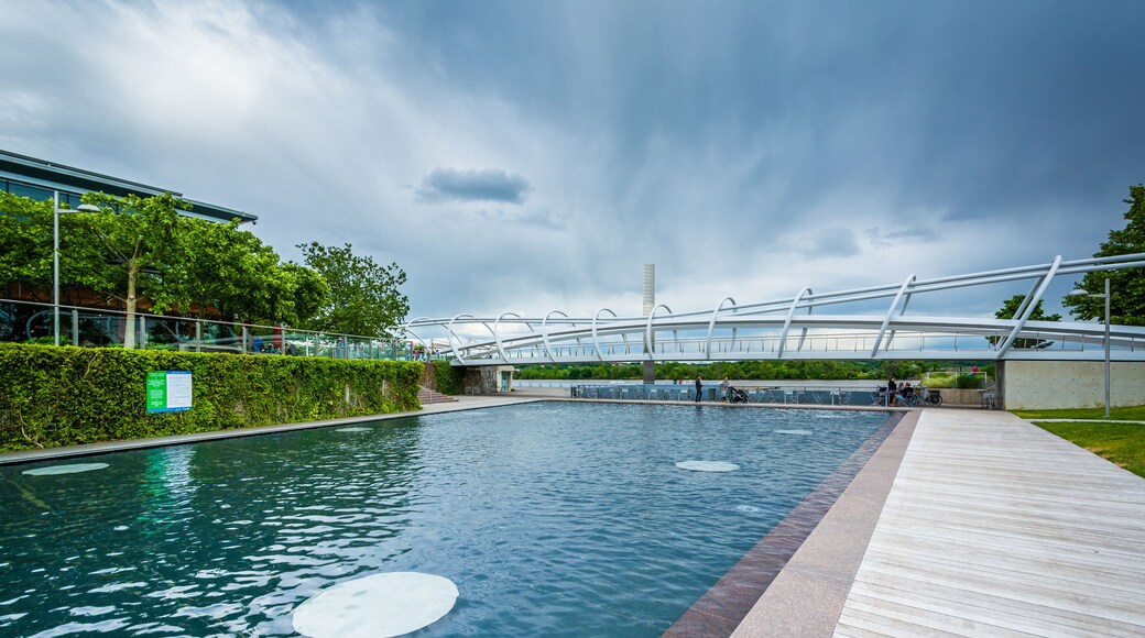 Bridge at The Yards Park in the Navy Yard neighborhood of Washington, DC.