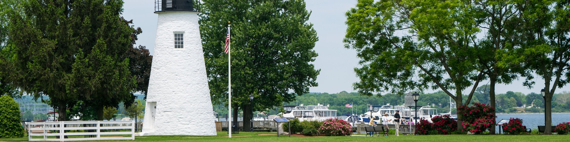 Havre De Grace, Maryland on a summer day
