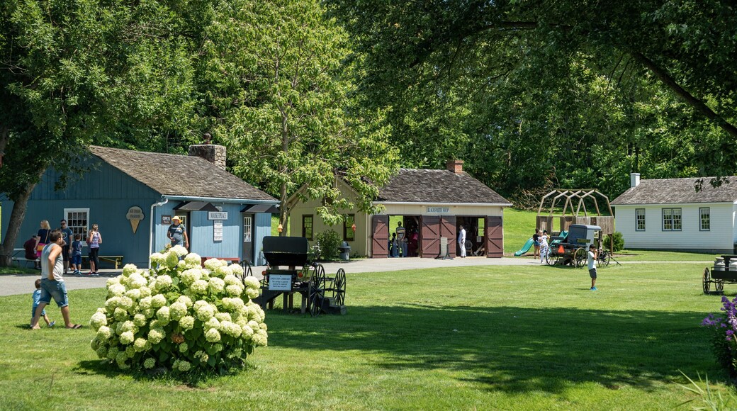 The Amish Village which includes a small town or village