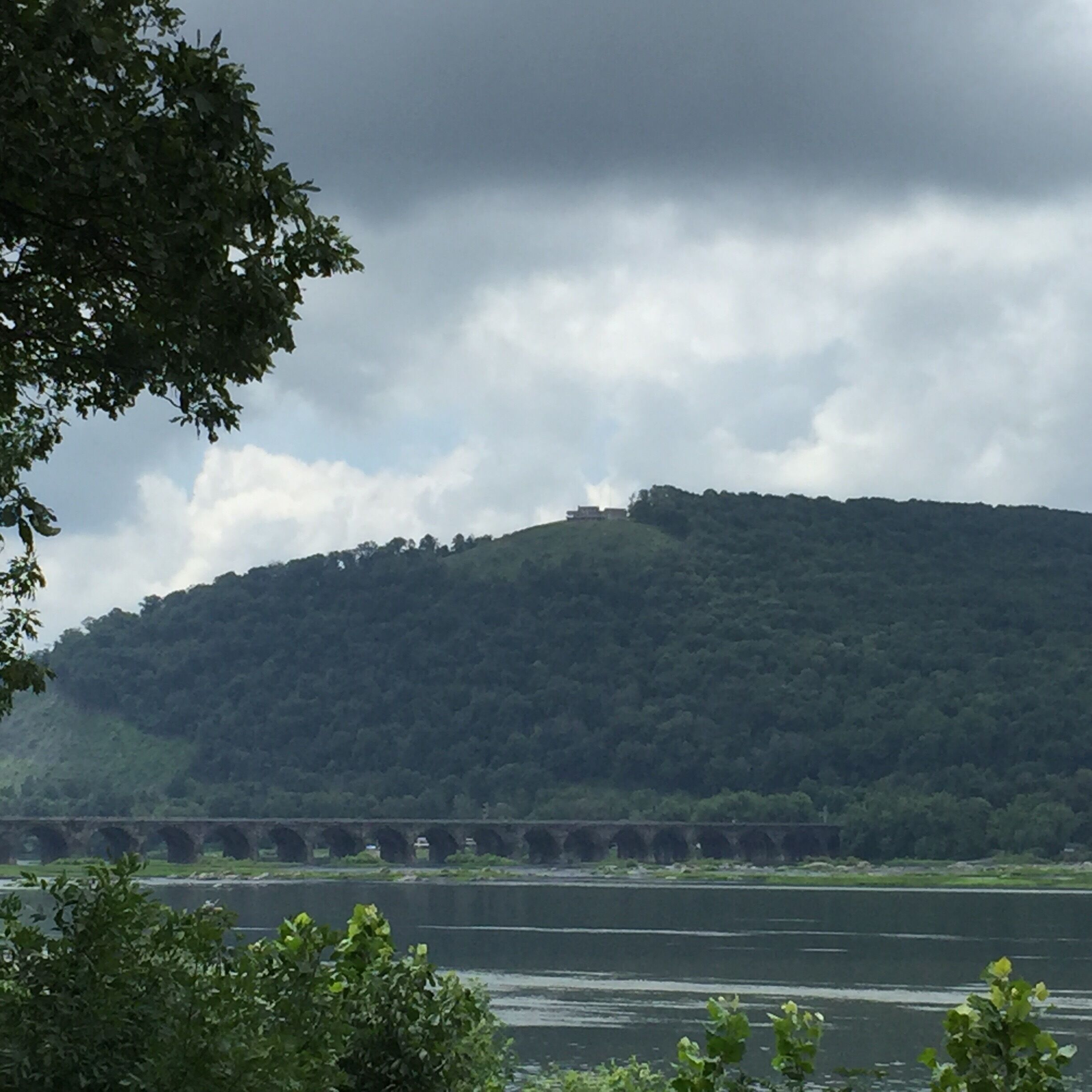 Amazing bridge and great walking/running trail that spans the whole riverside. 