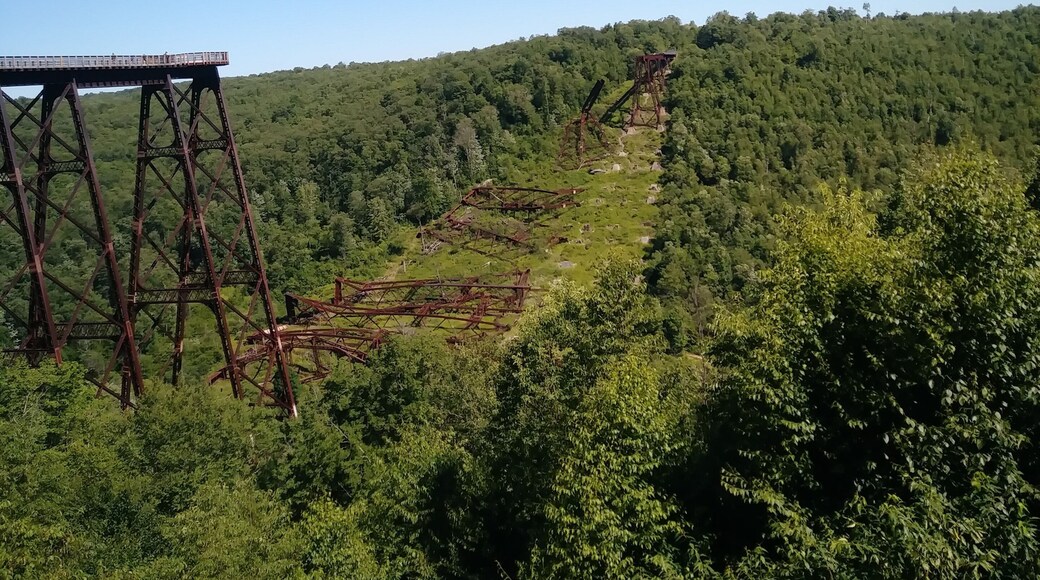 #nature photo contest. Kinzua sky walk is amazing it was destroyed in the year 2003 of july by a tornado that ripped it through the middle there is also a wonderful view and you can walk. To the other side by a trail