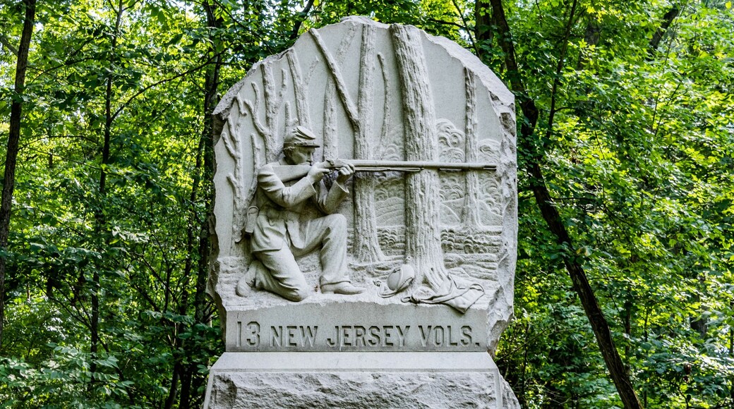 Monument to the 13th New Jersey Volunteers, Gettysburg National Military Park, Pennsylvania, USA