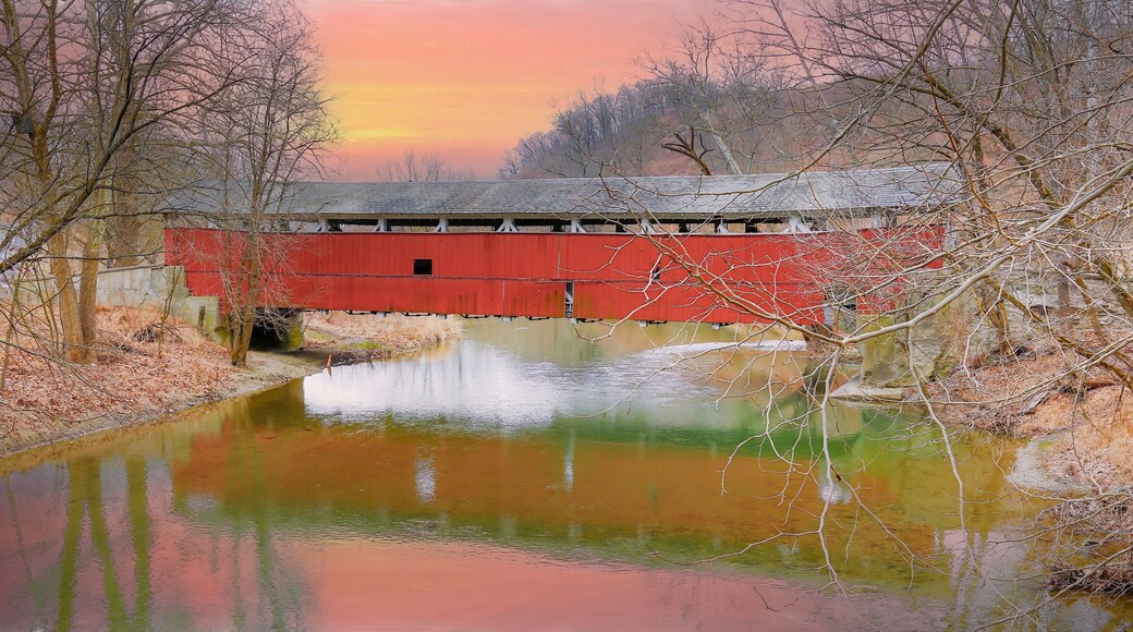 sheard's mill Covered Bridge, eastern PA