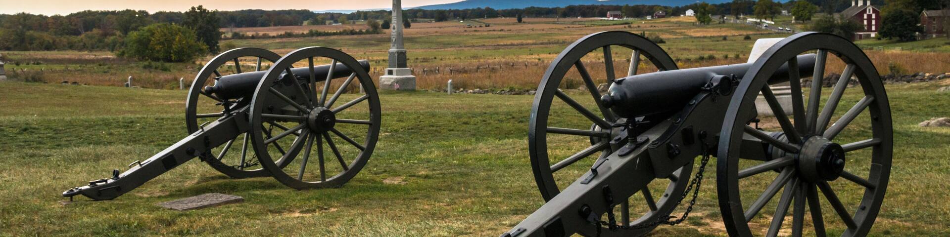 Gettysburg battle field in Pennsylvania.