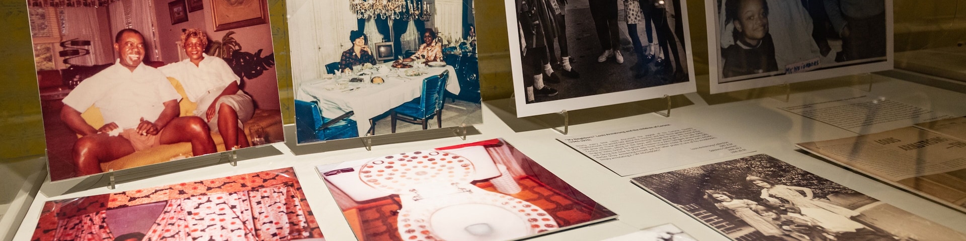 Louis Armstrong House showing interior views