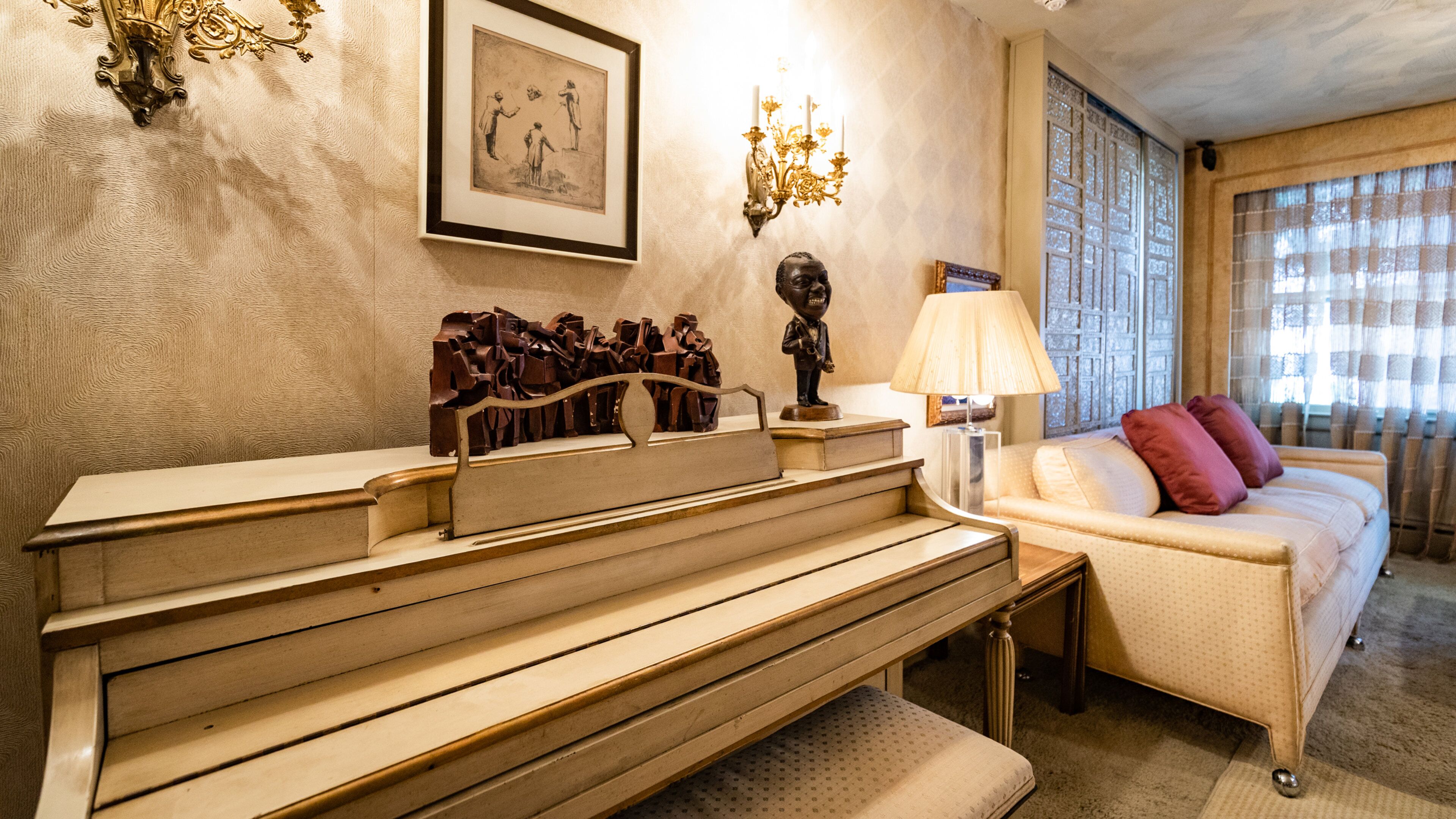 Louis Armstrong House featuring a house, heritage elements and interior views