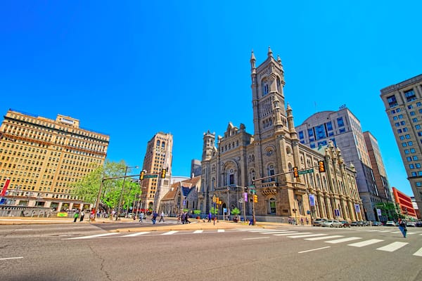 Masonic Temple in Philadelphia of Pennsylvania