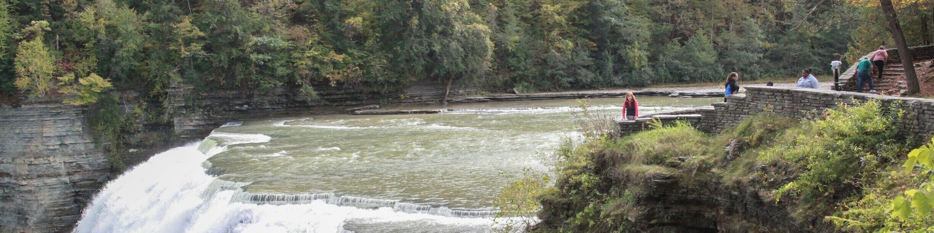 The Finger Lake area of NY state is absolutely incredible. This is middle falls at Letchworth. Beautiful.