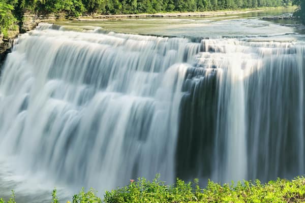 Middle Falls on a summer day! #falls #statepark