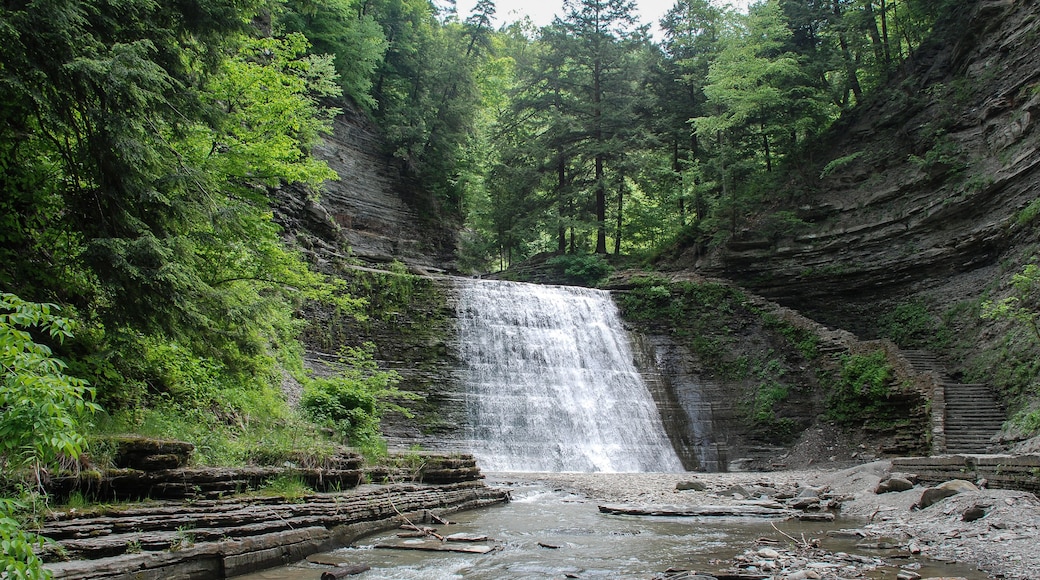 Stony Brook State Park Waterfall, New York, USA
