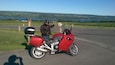 My husband and I were out for a ride on a nice sunny day along the lake and near the wineries. We love to ride as often as we can.