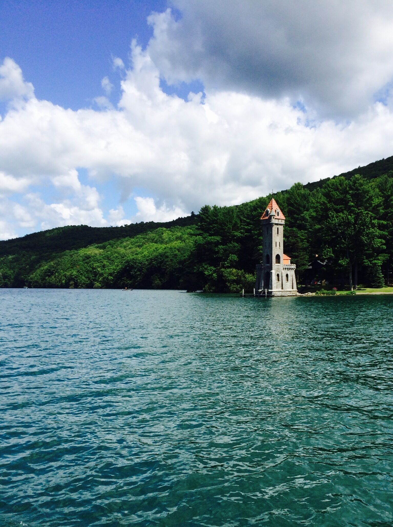 The Tower landmark just outside Cooperstown 