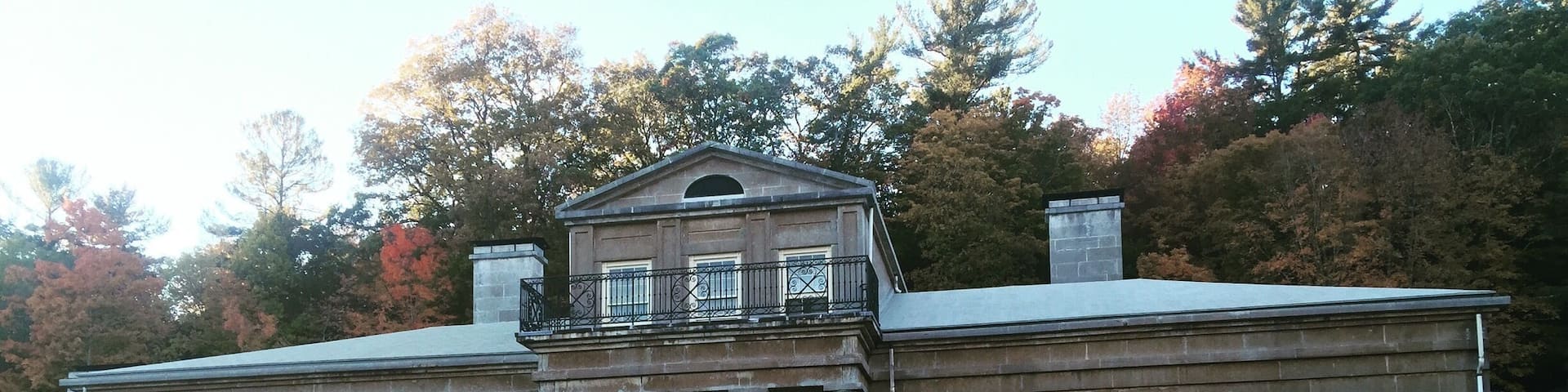 Beautiful Hyde Hall in upstate NY