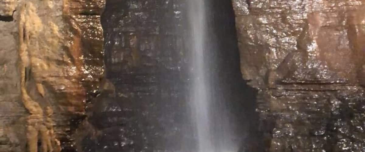 fun little trip to an interesting place with a 100 foot waterfall