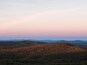 Watching the sunset on southern New Hampshire while descending North Pack Monadnock in Greenfield.