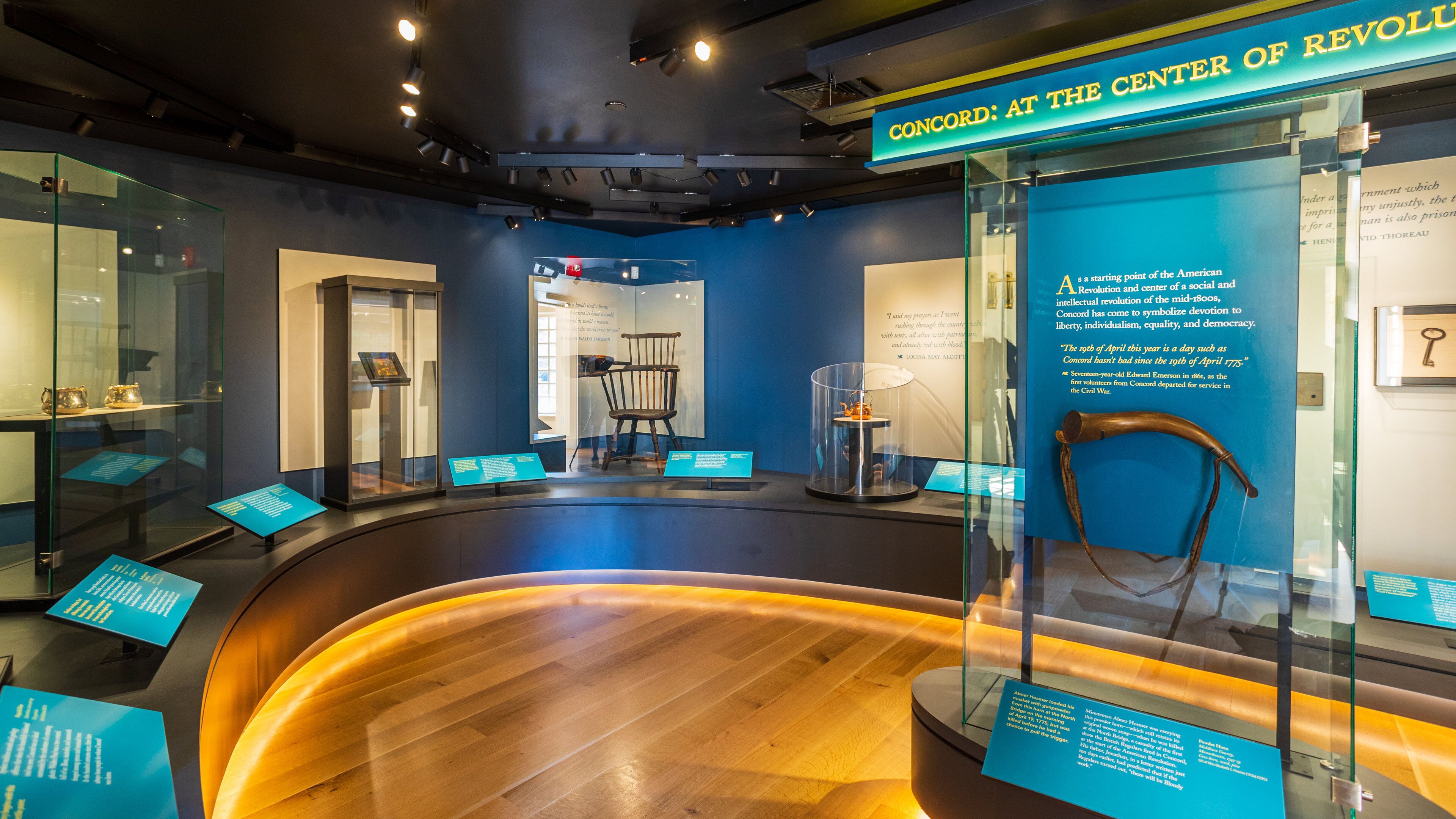 Concord Museum which includes interior views