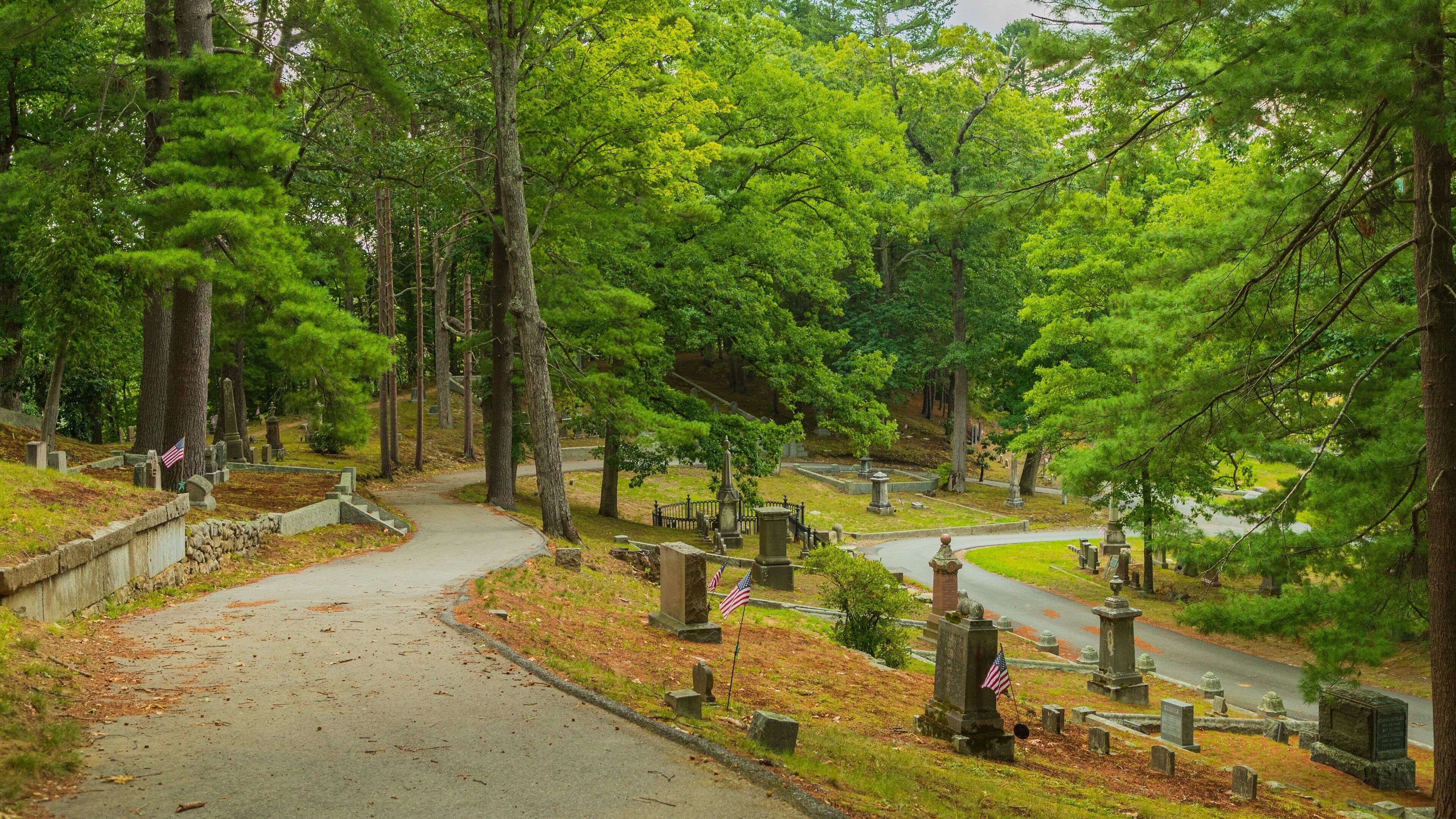 Sleepy Hollow Cemetery which includes a cemetery