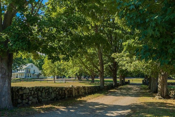 Appleton Farms Grass Rides featuring a garden