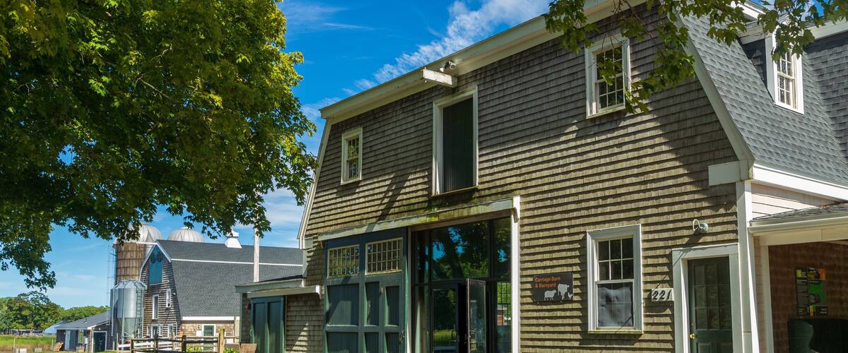 Appleton Farms Grass Rides showing heritage elements