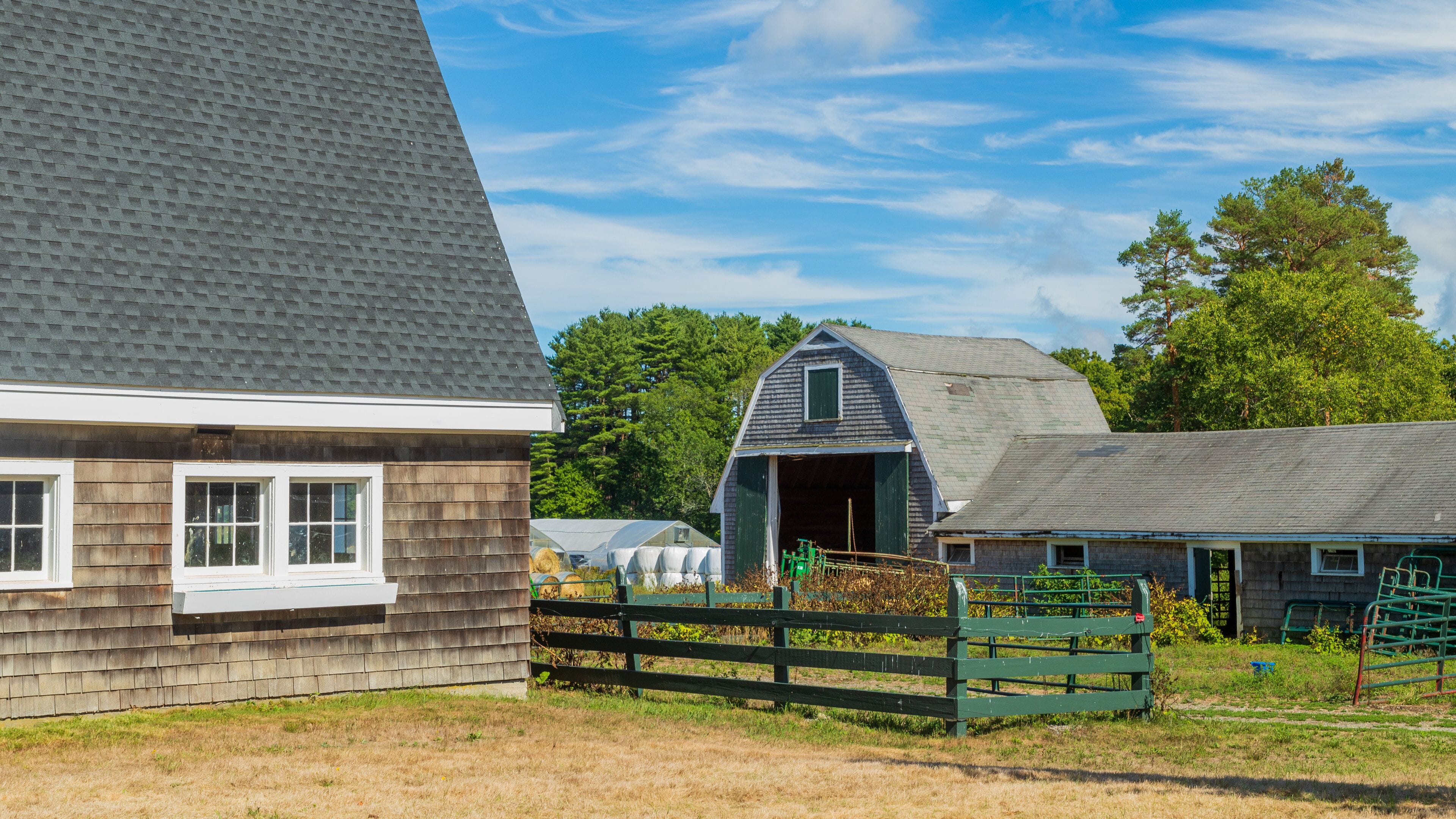 Appleton Farms Grass Rides featuring farmland
